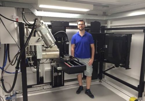 Inside the enclosure of the 320/225 kV Nikon Bay. Credit: UoM